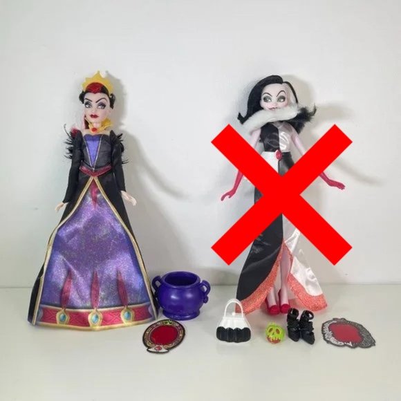 Disney Villains Evil Queen Doll with accessories - Picture 1 of 1